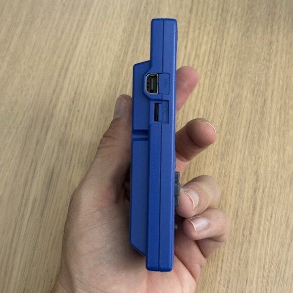 Nintendo Game Boy Pocket Original Shell Screen & Glass Lens Blue Working Tested - Picture 10 of 11